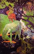 Paul Gauguin The White Horse r Norge oil painting reproduction